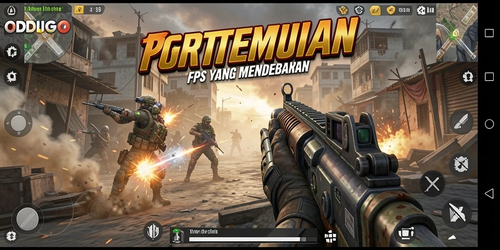Gameplay menegangkan ODDIGO dalam aksi FPS.