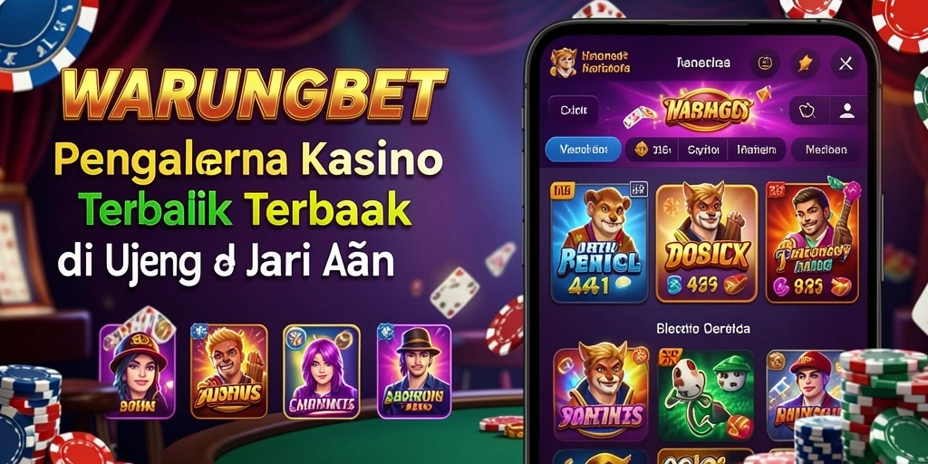 Tampilan gameplay menarik dari WARUNGBET dengan berbagai pilihan permainan Kasino.